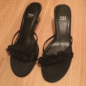 Slip on Beaded Sandals